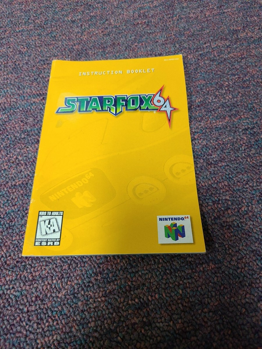 Star Fox 64 (Nintendo 64) N64 (Complete in Box!) Works Well