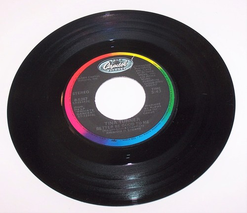 1984 Tina Turner Better Be Good To Me & When I Was Young 45 Capitol (R.I.P.) - Imagen 5 de 5