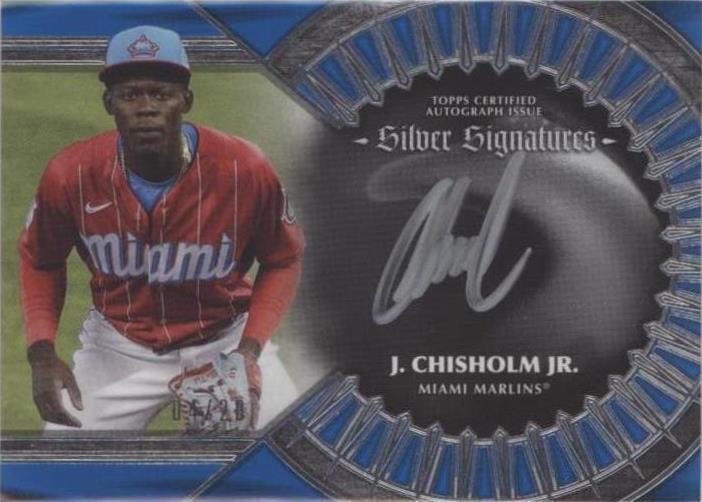 topps clearly authentic2022 ジャズチザムjr 2022 Topps Clearly Authentic Autographs - Jazz Chisholm #TEK-JC