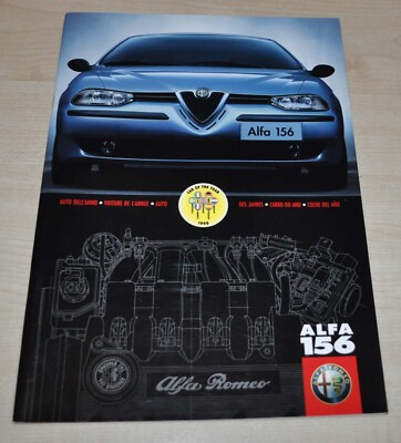 1998 Alfa Romeo 156 Brochure Prospekt DE