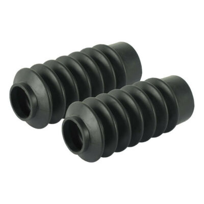 Gabel Faltenbälge, Fork Boots, schwarz für Harley Davidson mit 41mm Gabel