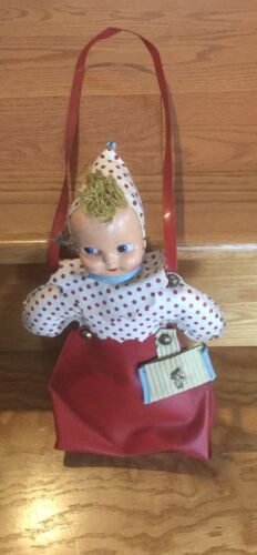 Old Bisque doll Betty Boop, Kewpie, Flapper antique doll, big eye doll,  Dollhouse size, All bisque, made in Japan, Christmas gift for mom