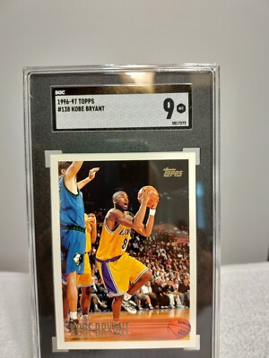 1996 Topps #138 Kobe Bryant Rookie Card SGC 9 MINT | eBay