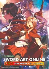 Sword Art Online Movie Collection 5 in 1 & 2 OVA Boxset DVD [English Dub]