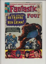FANTASTIC FOUR #41 FINE MARVEL COMICS 1965