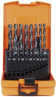Projahn Spiralbohrer Set 19Tlg HSS-R Din 338 Typ N 1-10 Mm 67003 Stahl Guss Holz