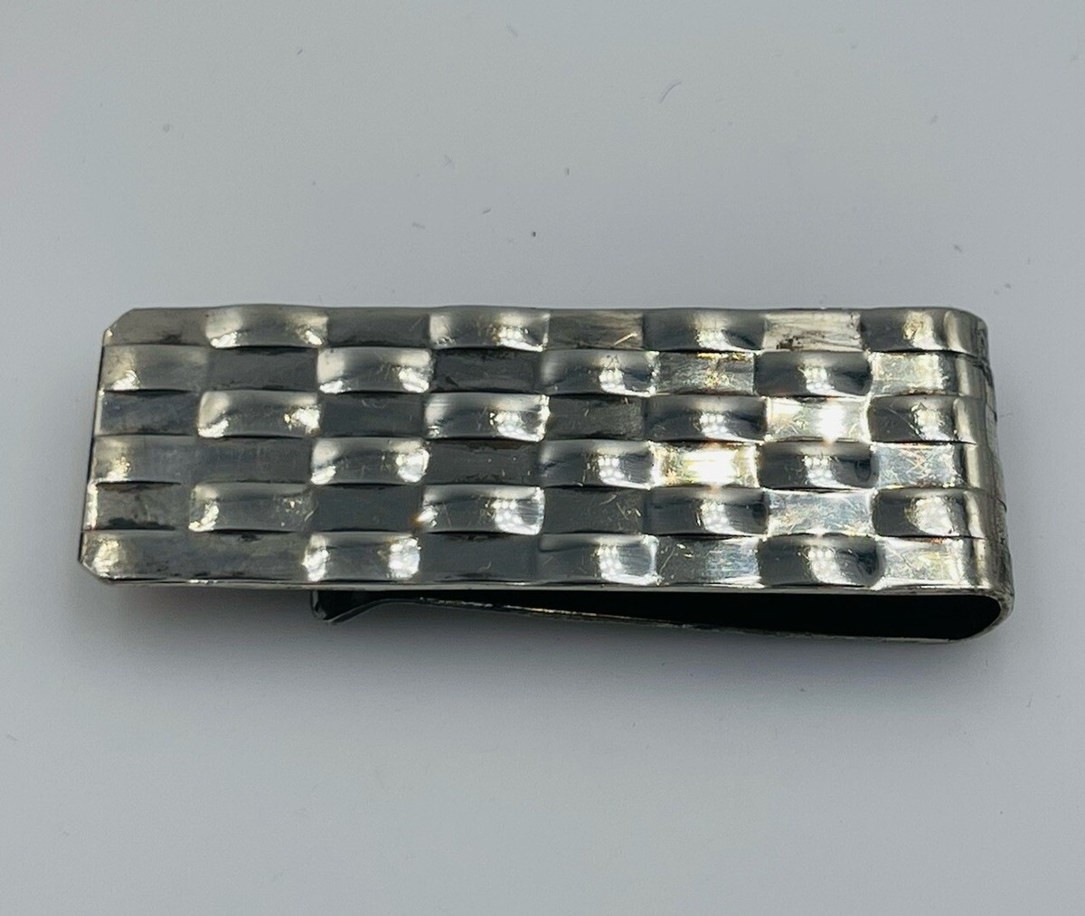 Tiffany & Co. Vintage Sterling Silver Basket Weave Pattern Money Clip | eBay Tiffany & Co. Vintage Sterling Silver Basket Weave Pattern Money Clip | eBay