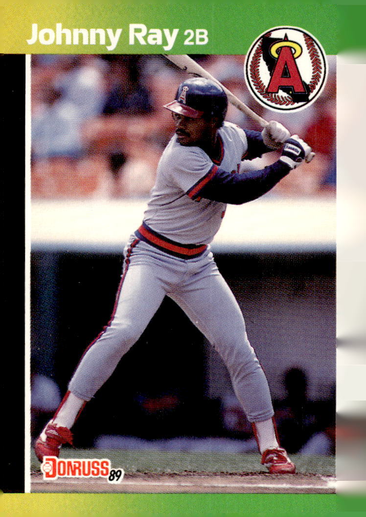1989 Donruss #331a Johnny Ray