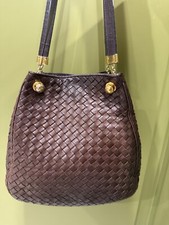 Bottega Veneta Nappa Intrecciato Bucket Bag Dark Brown