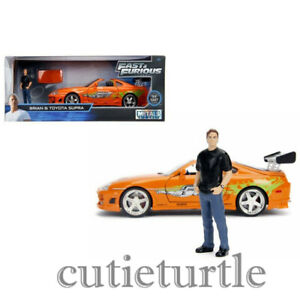Fast /& Furious Brian /& Toyota Supra 1-24 Diecast Opening Parts New Jada 30738