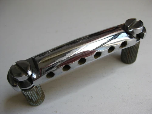 Original Vintage Gibson Les Paul Guitar Tailpiece Part for Project
