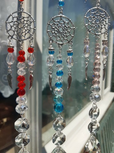 Dream catcher Sun catcher to catch dreams & guardian Angel to Watch Over You - Picture 5 of 7