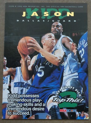 1994-95 Hoops #422 Jason Kidd Shawn Bradley RC Dallas Mavericks 76ers