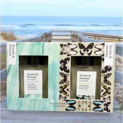 Marks & Spencer M&S Perfume Duo:  Nectar & Jasmine / Sea Salt & Freesia Set of 2