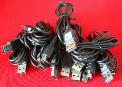 10x   Mini USB Kabel 2.0 Kabel USB A Stecker zu Mini B Stecker