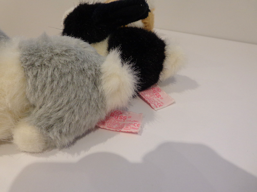 BUNNY RABBIT PLUSH x 3 - Picture 8 of 8