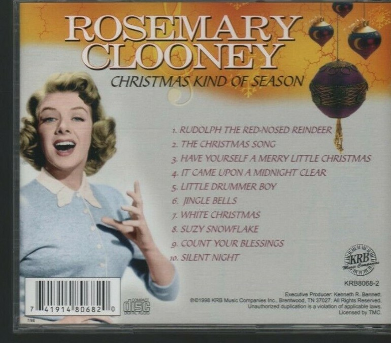 CDS Five Christmas Music Lot Songs Rosemary Clooney Bing Crosby Elvis