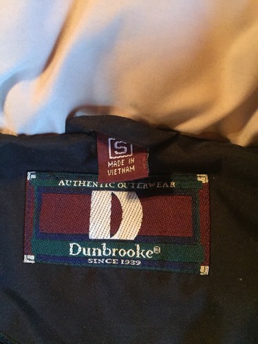 DUNBROOKE AUTHENTIC OUTERWEAR MEN'S SMALL BLACK JACKET WITH ZIP OUT SLEEVES - Picture 10 of 12