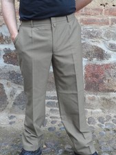 Uniformhose Diensthose Polizeihose    Bundfaltenhose beige sandbarben Winter neu