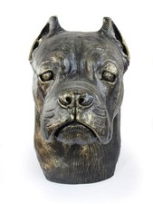 Cane Corso, dog head urn made of Resin, ArtDog, UK 