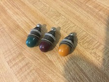 Vintage Dash Panel Lights Warbird Instrument Hot Rod Rat Truck Scta Trog X3 Pcs