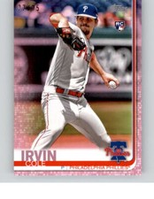 2019 TOPPS MINI On Demand COLE IRVIN Pink Parallel 22/25 Phillies Rookie #US108