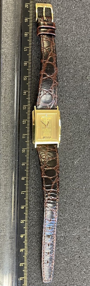 Vintage Wyler 1 Gram 999.9 Gold Gram Ingot Watch..TJ468 | eBay