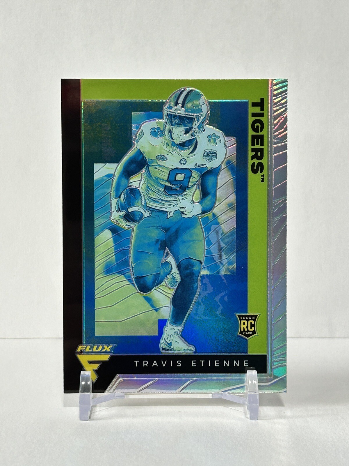 2021 Panini Chronicles Draft Picks Flux Travis Etienne Silver Prizm RC #242