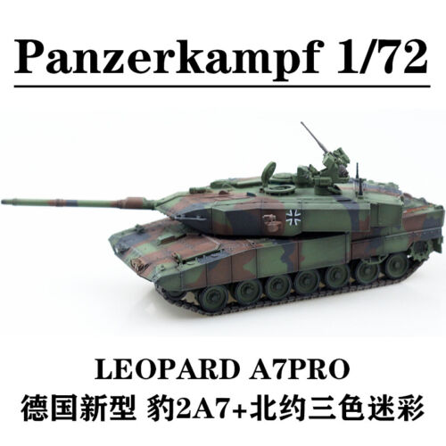 PANZERKAMPF 1/72 German Leopard 2A7PRO Main Battle Tank Model NATO Tricolor Camo - Picture 2 of 20
