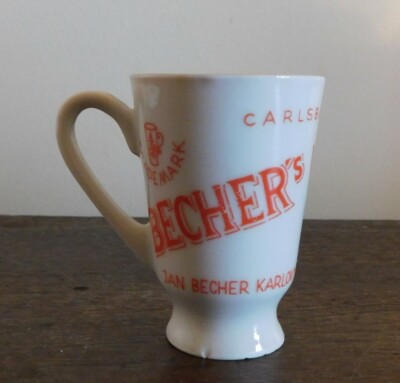 Advertising Souvenir Collector Cup Shot BECHER'S LIQUEUR CARLSBAD CZECHOSLAVAKIA
