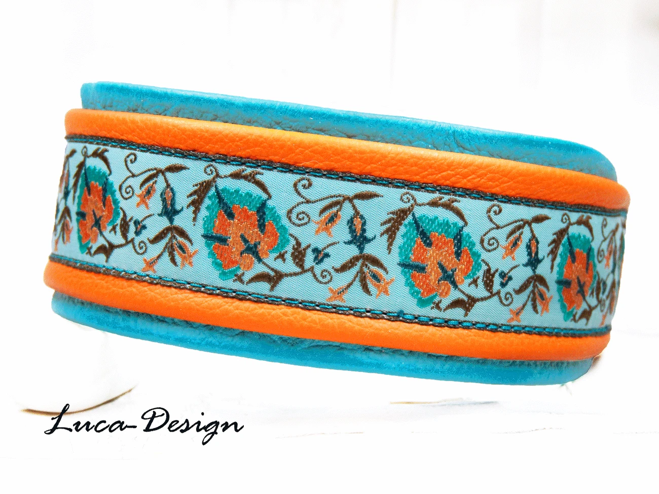 Greyhound collar dog collar greyhound collar Galgo Borzoi whippet lurcher bl
Opens in a new window o