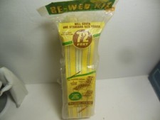 Wellington Re-Web Kit Lawn Chaise Chair Webbing 72 ft Yellow White Black Stripe