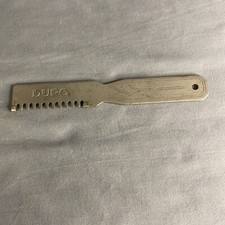 Vintage Duro Hair Cutting Comb Art Deco USA Metal