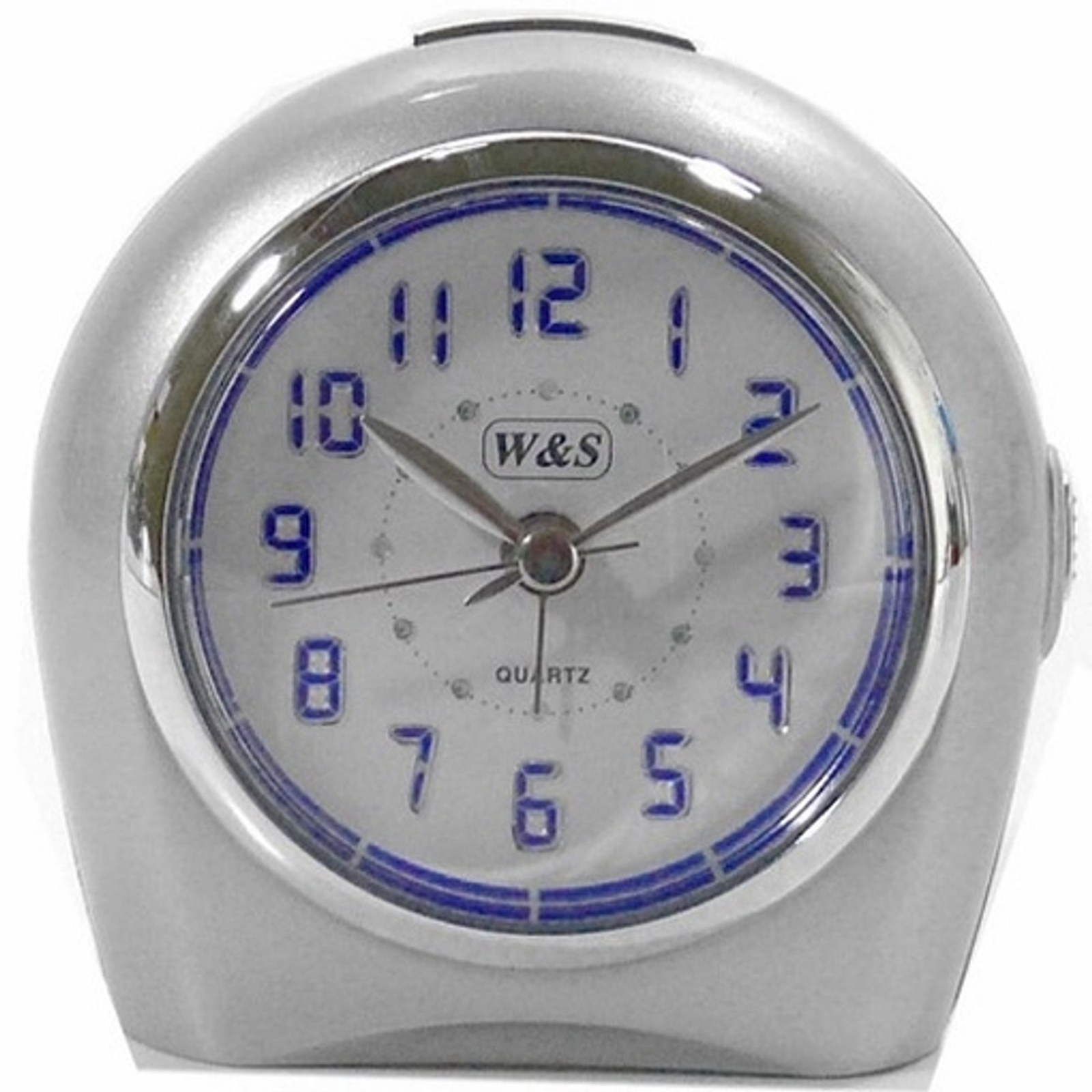 W-S 22318-07 АНАЛОГОВАЯ СИГНАЛИЗАЦИЯ WECKER UHR SILBER-BLAU LICHT