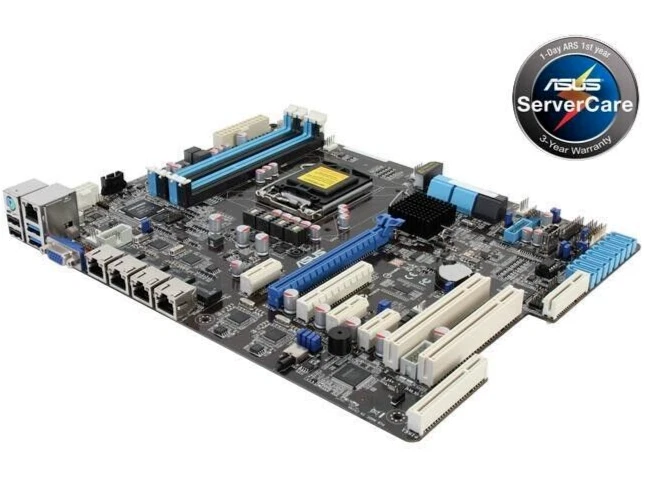 Placa Base De Servidor ASUS P9D-C/4L SOCKET H3 1150 DDR3 ATX Intel C224 14x SATA - Imagen 2 de 4
