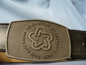 bicentennial belt buckle