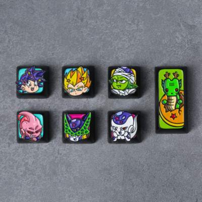 New Stock Anime DRAGON BALL Zinc Alloy 1U Keyboard Keycap 1PC for Mechanical Key