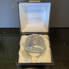 Rare Caithness Paperweight The Mariage of the Prince of Wales With Box