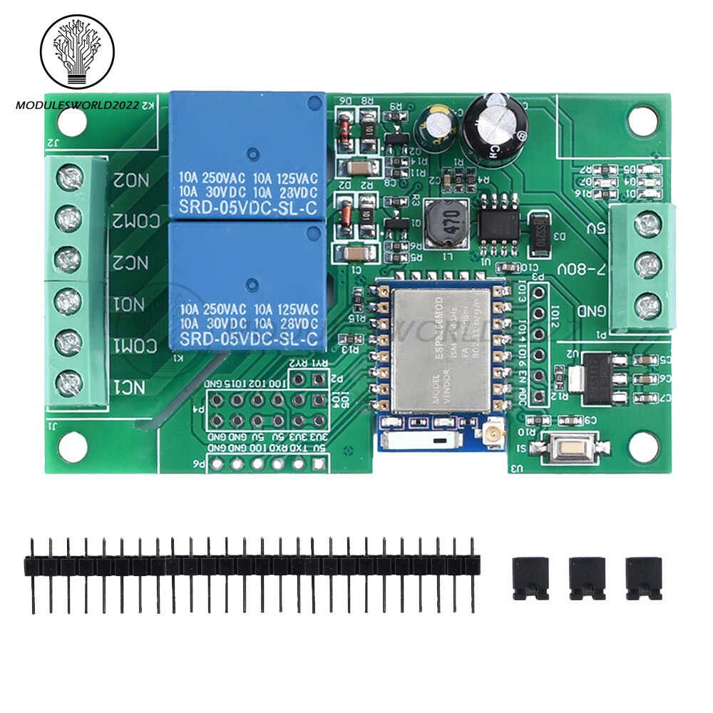4-KANAL ESP32 WIFI BT BLE Relaismodul ESP32-WROOM-32E Entwicklungsboard