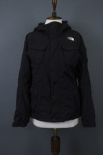 The North Face Black Long Sleeve Full Zip Hooded Logo Decagon Jacket Size M