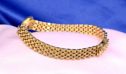 Vintage 1980s Ladies Chopard 18K YG Quartz watch w/Diamonds Ref.897; box & paper - Picture 8 of 13