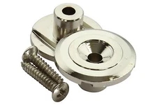 Round Bass Guitar String Retainer Tree - 2pk - Nickel