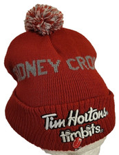 Tim Hortons TIMBITS Sidney Crosby TOQUE BEANIE HAT w/ Pom Pom hockey