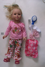 My life Cititoy 2013 18" Girl Doll Blonde Hair-Blue Streaks Blue Eyes outfit