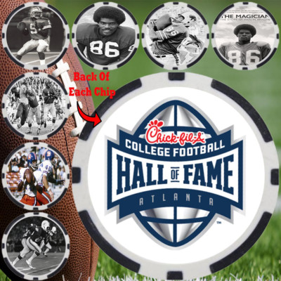 Marlin Briscoe Nebraska Omaha College Football Hall of Fame Chips (7)