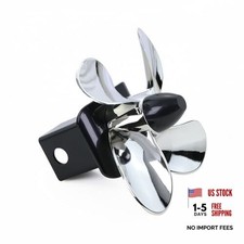 Tow Hitch Cover 77009 Spinning Propeller Trailer Hitch Cover Plastic For 2