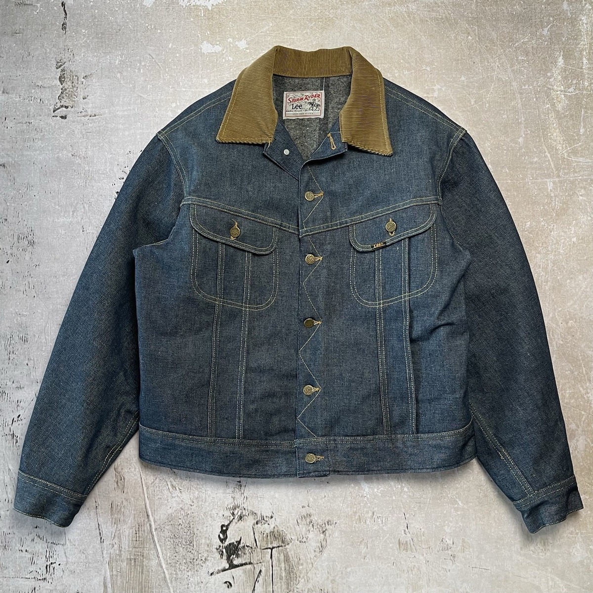 LEE×Preloved Storm Rider Jacket Vintage 60s Lee Storm Rider Denim Jacket - Etsy