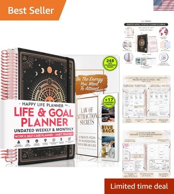 Manifestation Journal   Hourly, Weekly & Monthly Planner | 2- to Increase Pro...