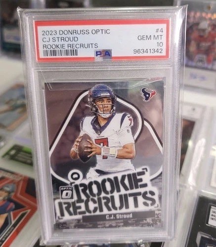 2023 DONRUSS OPTIC CJ STROUD ROOKIE RECRUITS PSA 10