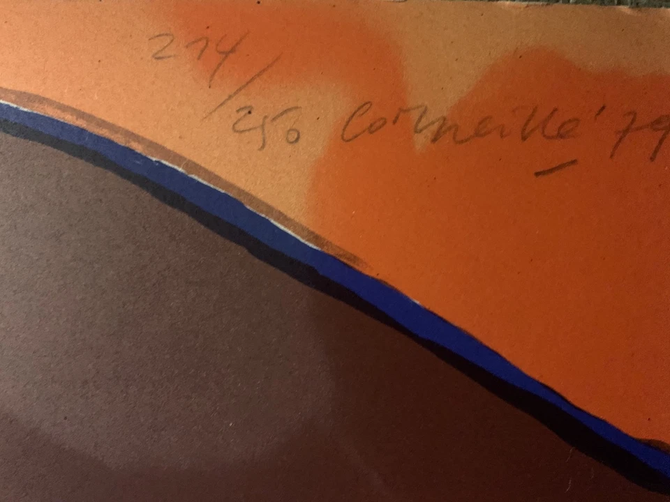 Litografía Guillaume Corneille edición limitada titulada "Les Deux Amies" 1979   Foto 2 de 4